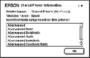 . Kliknij pozycję Setup (Konfiguracja), wpisz hasło dla drukarki, a następnie kliknij przycisk OK. Zostanie wyświetlone okno dialogowe Printer Setup (Konfiguracja drukarki).