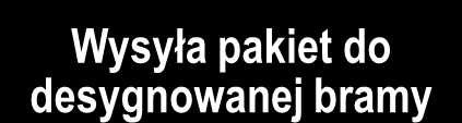 W jaki sposób protokół IP wyznacza trasę SSO przy pomocy IP tworzy pakiet Przeszukiwana jest tablica routingu pod kątem adresu docelowego Czy adres hosta pasujący do adresu docelowego został