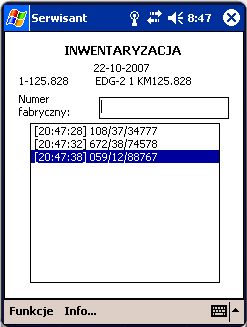 EWMiK ewidencja serwisu po zakończeniu montażu każdego obiektu (tzw.