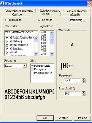 Tworzenie przykładowej etykiety 3-23.