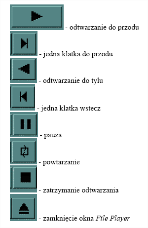 Highlighting wskazuj wszystkie elementy na podglądzie sceny, Properties parametry obiektu, Menu Animation From file - wczytanie parametrów animacji z pliku (*.