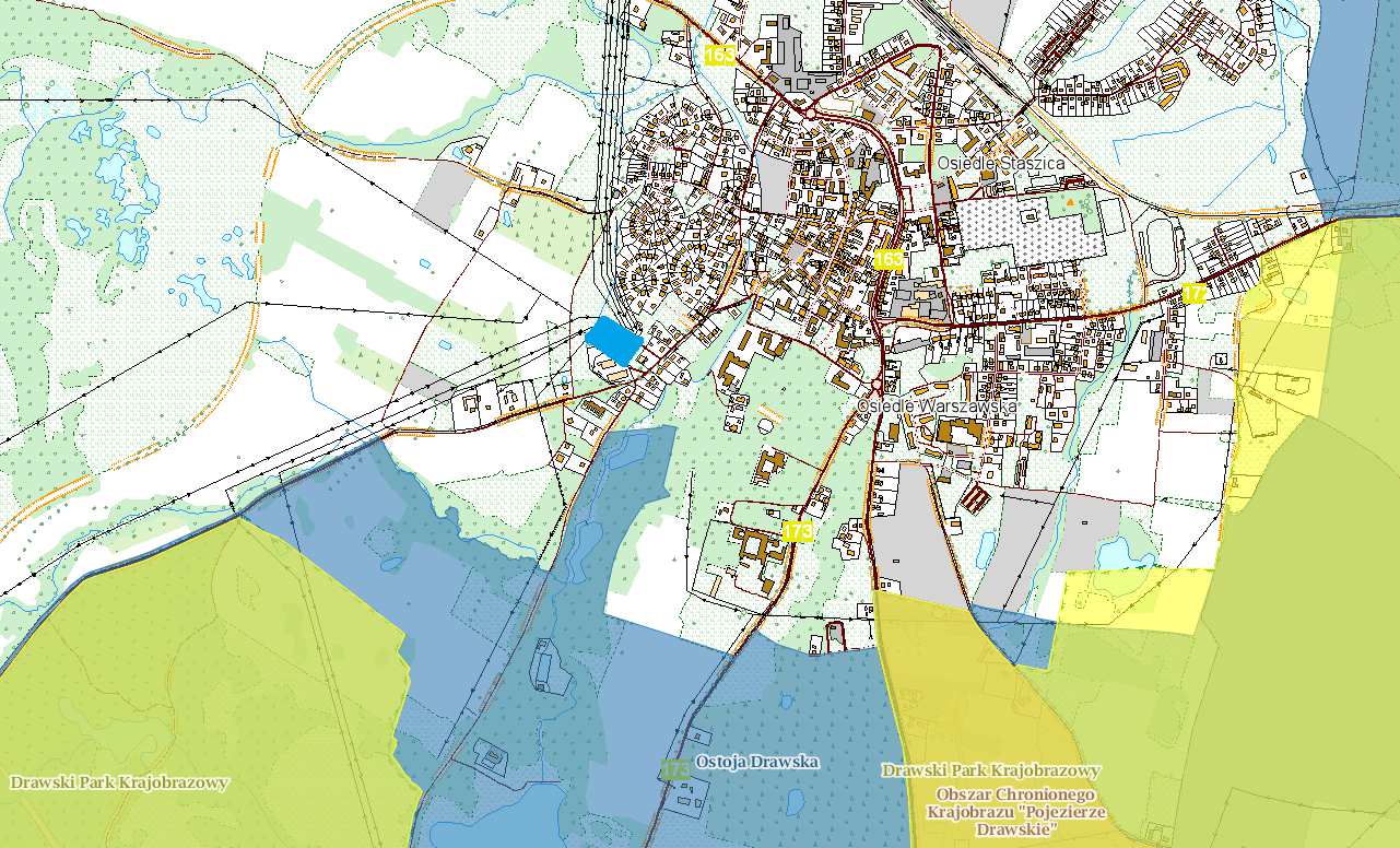 Formy ochrony przyrody kolizje: OSO Ostoja Warmińska PLB280015