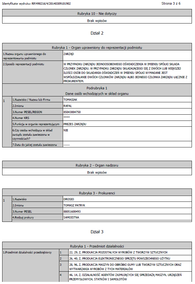 Memorandum informacyjne