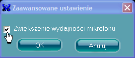 Proponuję zwiększać maksymalne wzmocnienie stopniowo, aż do osiągnięcia wystarczającej głośności nadawania.