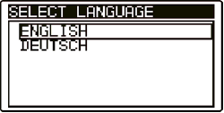 Dostępne opcje to: Wybór języka /SELECT LANGUAGE/, Przywrócenie ustawień fabrycznych /INITIAL SETTINGS/ Przywracanie i czyszczenie przechowywanych wyników /MEMORY/ Ustawienie daty i godziny /SET DATE