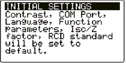 Przyciski: UP / DOWN TEST FUNCTION SELECTORS Wybór języka Potwierdzenie wybranej opcji i wyjście do menu ustawień Wyjście do głównego menu funkcji 4.2.