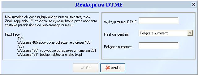 CENTRALA TELEFONICZNA CTL V i w odpowiednim trybie pracy centrali zaznaczyć opcję Info linia. Rys.