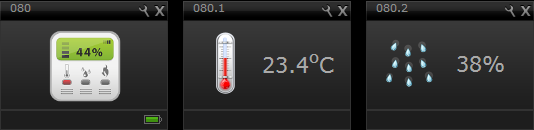 4.5 Czujnik temperatury i wilgotnos ci Rysunek 4.16: Czujnik temperatury i wilgotnos ci 4.5.1 Charakterystyka czujnika Detektor Everspring ST814 jest bezprzewodowym czujnikiem bateryjnym monitorujacym aktualna temperature i wilgotnos c otoczenia.