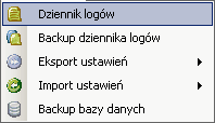 26 3.2.3.3 Stacja monitorowania MSR-1 wraz oprogramowaniem MSR Manager Stacja Funkcje dotyczące danych w bazie danych. Funkcje dostępne tylko dla Administratora.