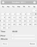 jquery UI Adres WWW: http://jqueryui.com/ oraz http://trentrichardson.com/examples/timepicker/ Opis: JQuery UI jest biblioteką umożliwiającą tworzyć ładnie wyglądający interfejs użytkownika.