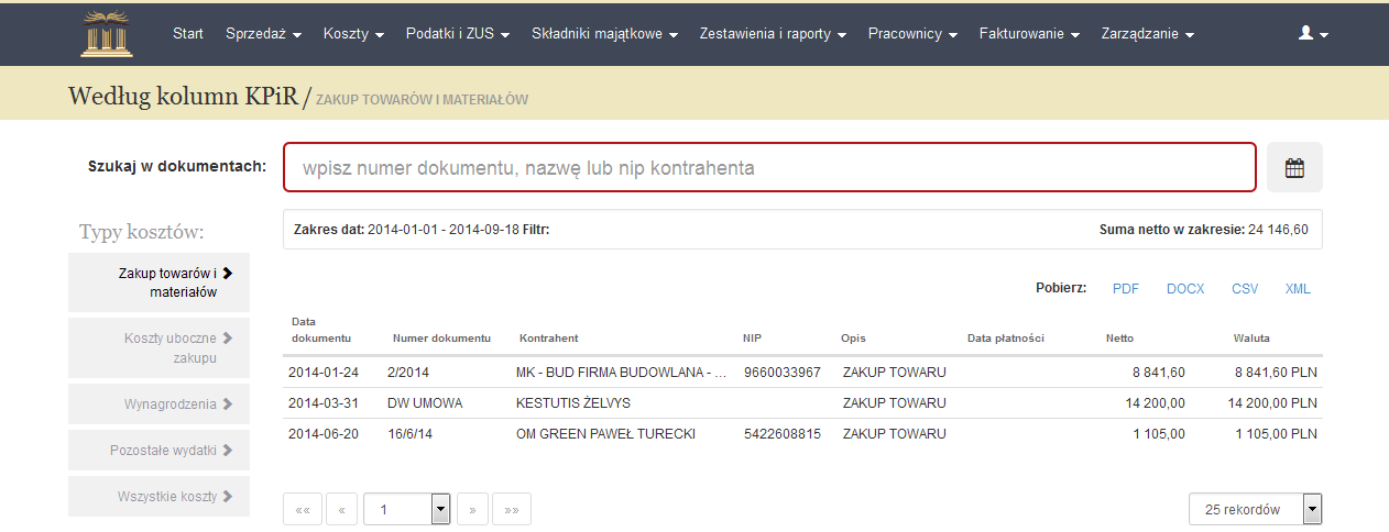 Rysunek 16. Platforma e-buchalter24.