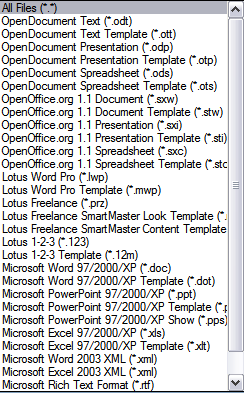 Wspieramy Open Source Open Framework Lotus Symphony Can open File formats like: Nagradzane i