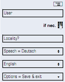 Ustawienia językowe i ustawienia lokalne Wybór języka Istnieje możliwośd skorzystania z tej opcji w menu aby wybrad język wykorzystywany przy monitach operatora.