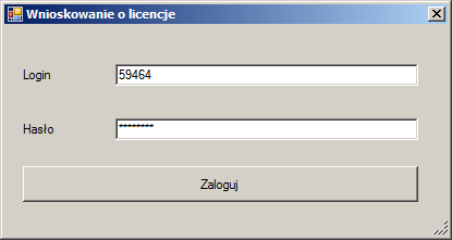 Wnioskowanie o licencję z poziomu kalkulatora zalecane 1.