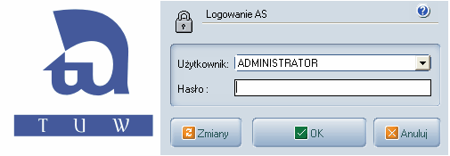 6 Agent Specjalny AS instrukcja obsługi 5 Korzystanie z funkcji programu AGENT.m6 5.1 Poruszanie się po programie 5.1.1 Logowanie Po uruchomieniu programu ikoną pojawi się okno logowania. Rys.