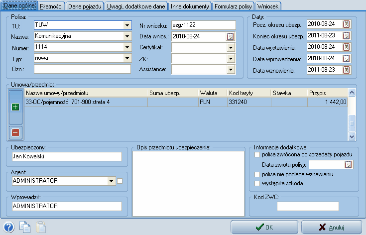 Korzystanie z funkcji programu AGENT.m6 23 Rys.