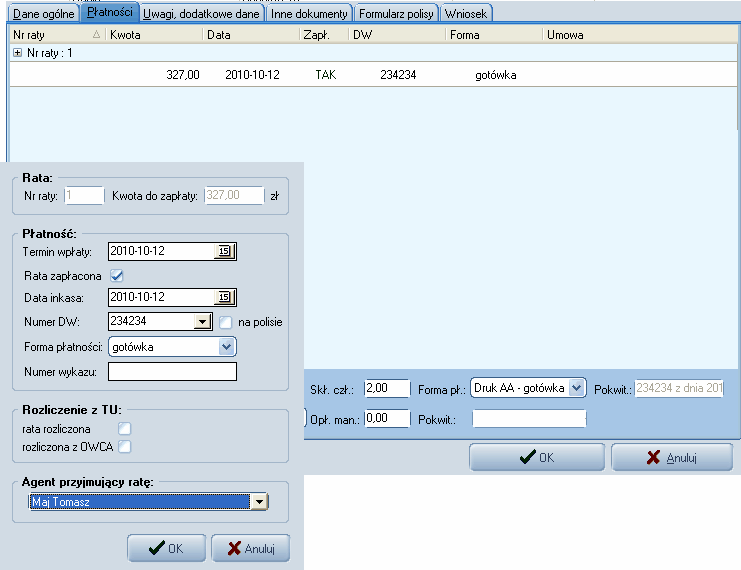 Korzystanie z funkcji programu AGENT.m6 5.4.