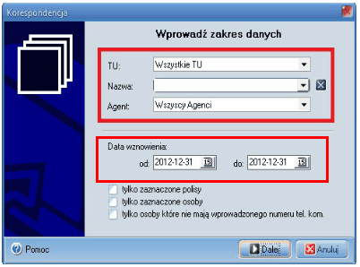 50 Agent Specjalny AS instrukcja obsługi wstawiamy pola Imię, Nazwisko, Ulica itd. wykorzystując opcje "wstaw" z górnego menu rozwijanego.