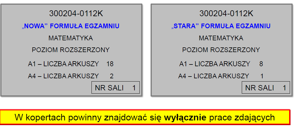 W protokole - osobny dla przebiegu części pisemnej STAREJ I NOWEJ FORMUŁY MATURY jeśli wszystko odbyło się zgodnie z procedurami w Inne uwagi piszemy: Egzamin przebiegał zgodnie z procedurami OKE.