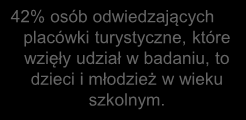 Wiek osób odwiedzających Statystyki z obiektów turystycznych DESK RESEARCH P8. Jaki szacunkowo procent turystów w Państwa placówce stanowią osoby należące do poszczególnych grup wiekowych?