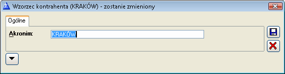 Ponadto po wyświetleniu okna: Kontrahenci, po zaznaczeniu w nim kontrahenta, na pasku narzędzi zostanie uaktywniony przycisk: [Konwersacja z kontrahentem].