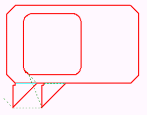 9.12 Wspólne parametry cięcia Dla uniknięcia tego rodzaju sytuacji, system umoŝliwia wprowadzenie wartości bezpieczeństwa, która jest odległością części cięcia wspólnego, jaka będzie cięta: Długość