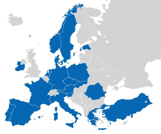 Uczestnicy organy administracji publicznej, organizacje, firmy z 20 krajów Austria Czechy Dania Estonia Francja Niemcy