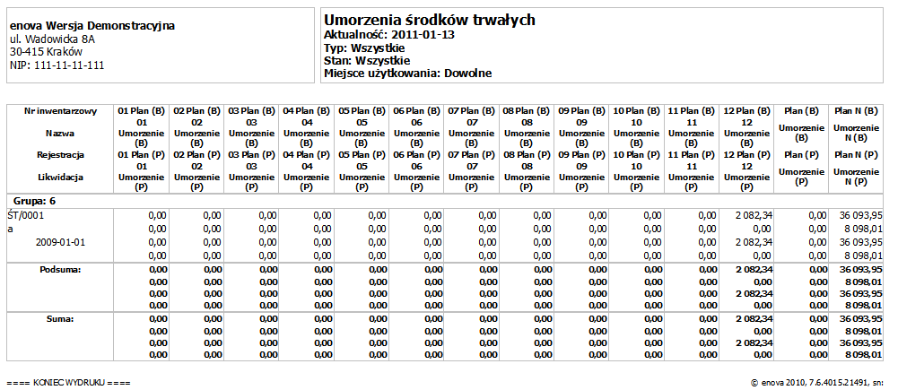 3 Uzgodnienie ewidencji środków trwałych z kontami 3.