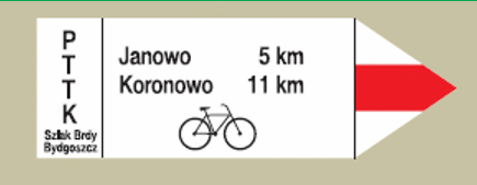 Na schemacie linie symbolizujące poszczególne szlaki powinny odpowiadać kolorom tych szlaków. Zaleca się podawanie numerów kodowych szlaków.