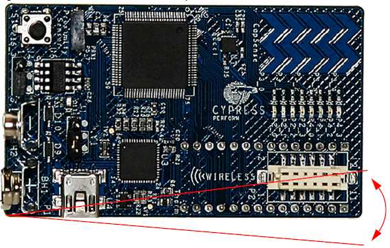 CapSense Slider, Proximity Sensor Projekt Bubble Level Emulator ma za zadanie emulować poziomice dla