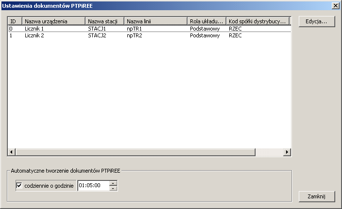 5.1.3 Import oraz eksport pomiarów moduł opcjonalny 5.1.3.1 Eksport danych format PTPiREE Oprogramowanie DIALOG pozwala na tworzenie plików w formacie o umownej nazwie PTPiREE.