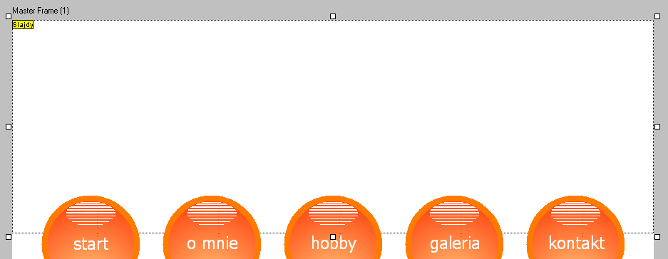 Pokaz slajdów Pokaz slajdów, złoŝony z kilku zdjęć i zmieniających się co jakiś czas, umieszczony zostanie nad menu głównym i będzie wyświetlał się na kaŝdej stronie.