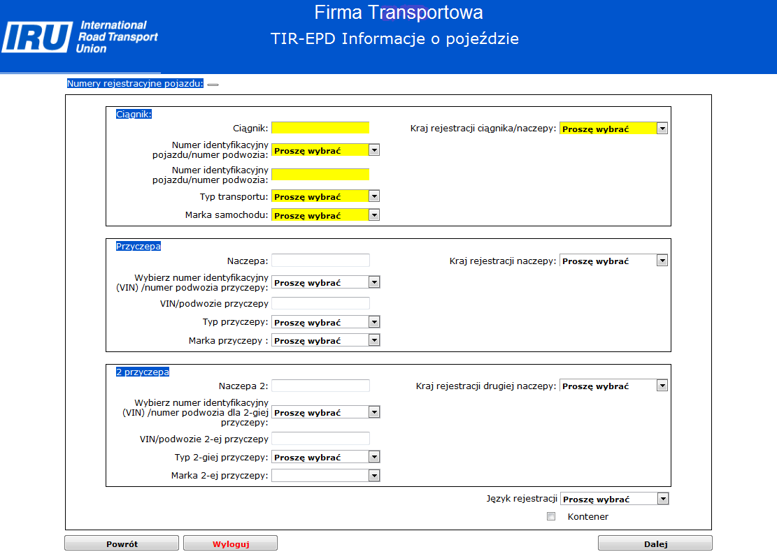 EPD w Unii Celnej