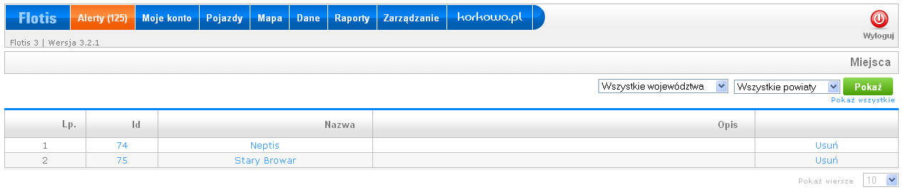 Grupowanie pojazdów Grupowanie pojazdów pozwala administratorom Floty na tworzenie grup pojazdów według określonych przez nich kryteriów, a także oznaczanie poszczególnych grup kolorami.