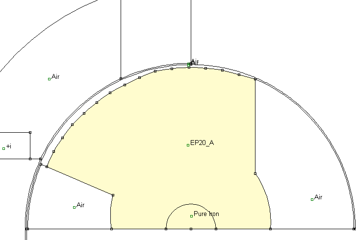 Rys.13. Uzyskany kształt wirnika dla modelu z 19 parametrami. 2.5 T e [Nm] 2 1.5 1.5 1 2 3 4 5 6 7 8 9 kąt położenia wirnika Rys. 14.