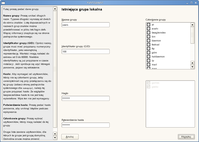 1-20 przycisk Filtr, a następnie wybieramy z menu jedną z dostępnych opcji: Grupy lokalne.