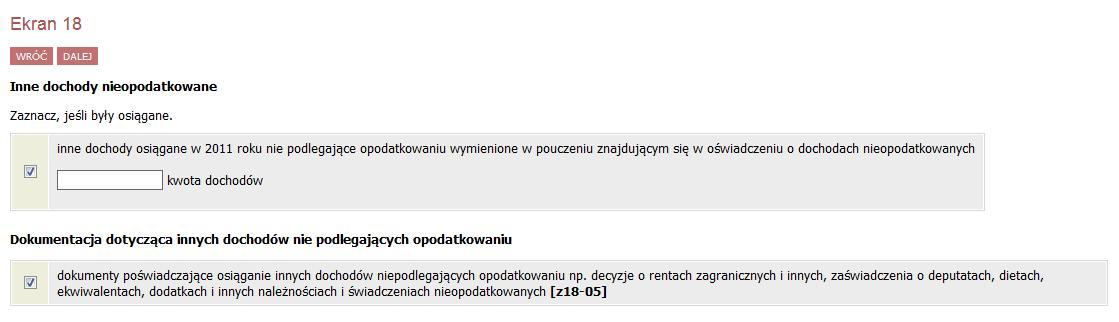 O dochodzie utraconym mówimy w przypadku, gdy sytuacja materialna rodziny pogorszyła się w stosunku do przedstawionej w dokumentach z roku 2011.