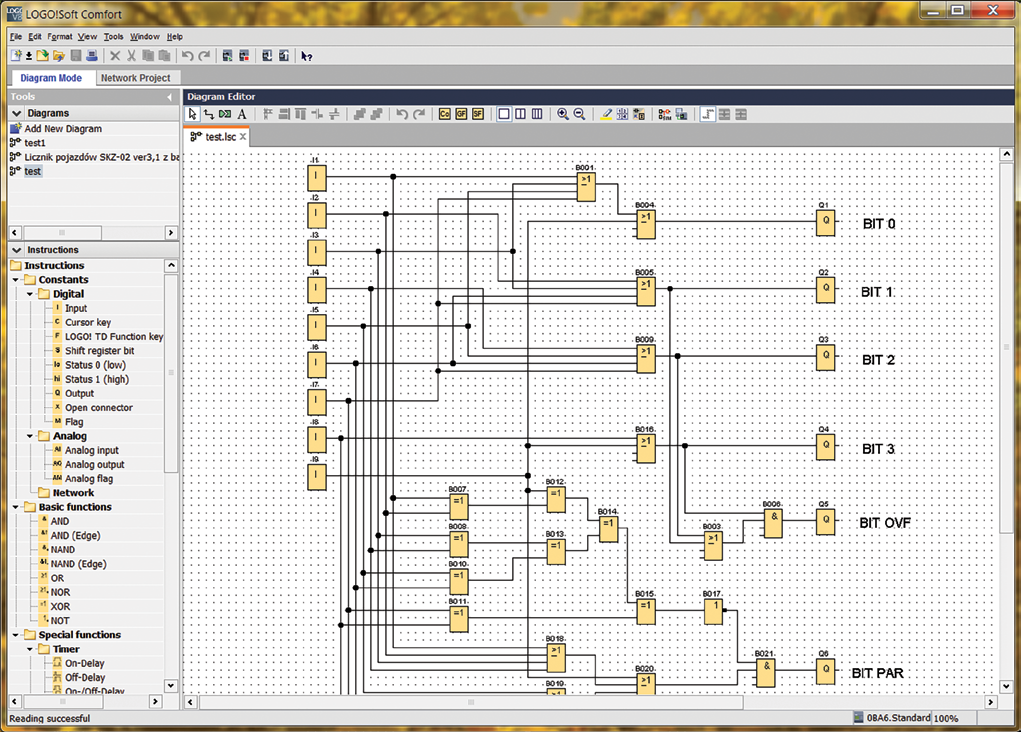 output, Network analog output) oraz odbioru (Network input, Network analog input) danych. Zaktualizowano bloki FBD Message text i Shift register. Nowe Logo!