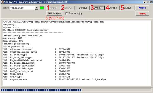 INSTALACJA / AKTYWACJA W systemie Windows Vista program instalujemy poza katalogiem "Program Files" czyli np.