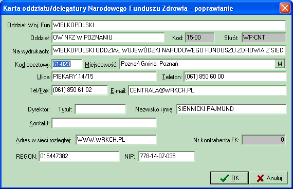 Słowniki W programie NFZ-KO znajdują się bazy słownikowe, które pełnią rolę języka gwarantującego komunikację pomiędzy użytkownikami programu NFZ-KO, a systemem informatycznym Narodowego Funduszu