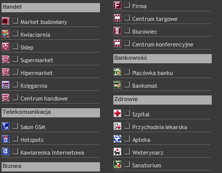 Badanie atrakcyjności otoczenia placówki banku Generatory ruchu - Points Of Interest (POI) Analizowanie atrakcyjności miejsca