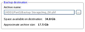 8. Na stronie Backup Destination wybierz opcję Save data to any local drive or a network share. 9. Wybierz zewnętrzny dysk USB, jako miejsce docelowe dla kopii zapasowej. 10.