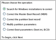 Domyślnie po upłynięciu 10 sekund uruchomiony zostanie Normal Mode. 3. W menu uruchomienia Linux wybierz Boot Corrector. Znajdziesz go również w PTS DOS. 4.