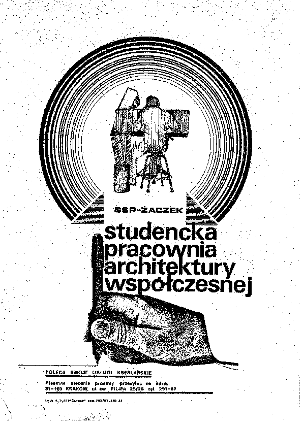 230 p r z e s t r z e ń i FORMa 17 spodarczym ówczesnego PRL-u 10. Jednak, na początku działalności, oprócz projektów wnętrz, inwentaryzacji i prac kreślarskich, ambitniejszych zleceń nie było.