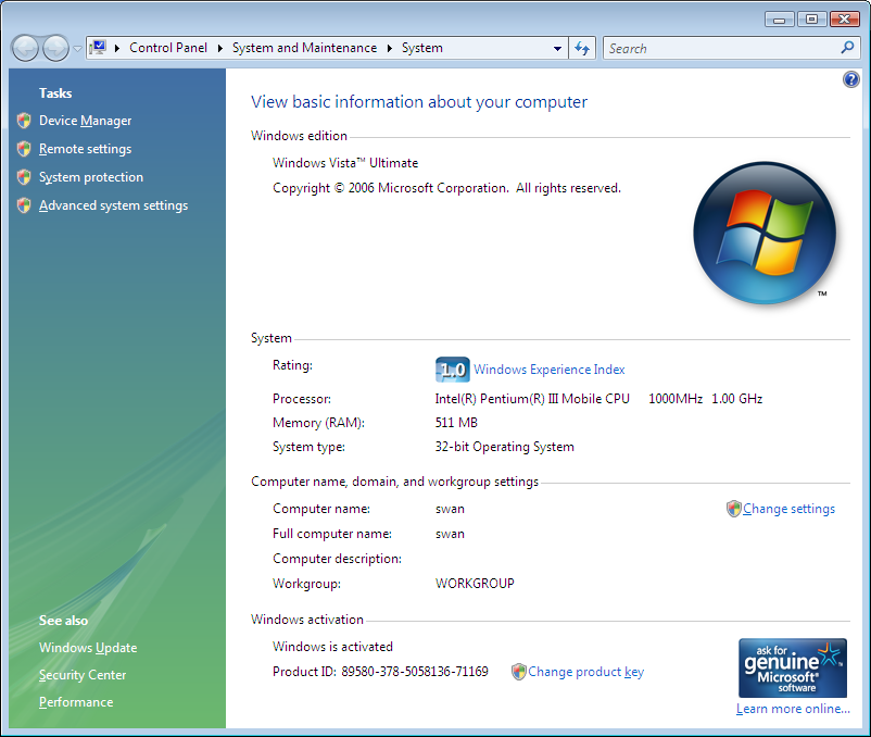 udostępniania plików w systemie Windows Vista Potwierdzanie nazwy komputera Co to jest nazwa komputera?