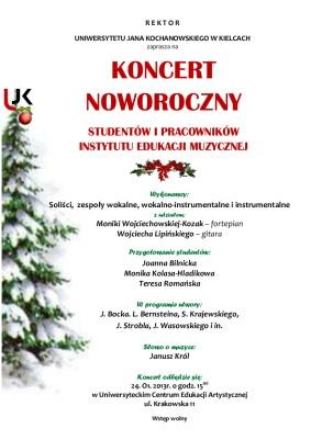 Ewa Robak. Sanktuarium Matki Bożej Ostrobramskiej w Skarżysku- Kamiennej, 25.10.2014 Koncerty Akademickie 1. Koncert Noworoczny w ramach 36.