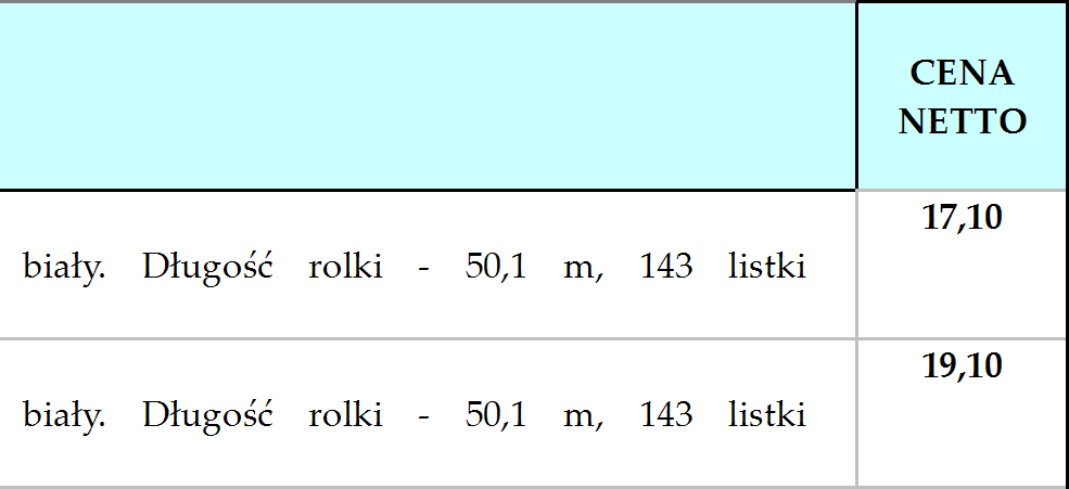 PTZB4 Papier toaletowy biały 4 szt. Euro maxi (403836) Celulozowy, dwuwarstwowy papier toaletowy w kolorze białym.