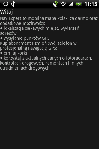 NaviExpert Instrukcja obsługi Instalacja Konfigurator aplikacji Konfigurator pojawi się automatycznie przy pierwszym uruchomieniu systemu lub gdy w poprzednim uruchomieniu konfiguratora nie ustawiono