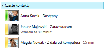 Notka o sobie Lync 2010 pozwala Ci w łatwy sposób opublikować krótką notkę informacyjną o sobie, np. informującą innych czym się aktualnie zajmujesz.