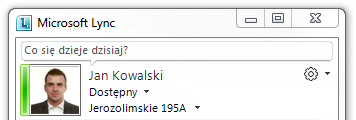 Dostępność Lync 2010 automatycznie ustawia Twój status dostępności w oparciu o terminy w kalendarzu Microsoft Outlook. Dostępność możesz również ustawić ręcznie.